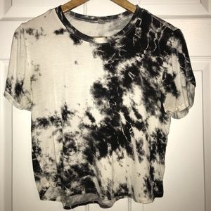 Pacsun Black and White Lightening T-shirt